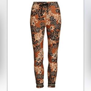 The Upside Batik-Inspired Floral Mid-Rise Leggings XS